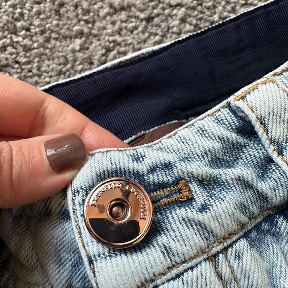 Brunello Cucinelli Straight Leg Mid Rise Jeans - Picture 3 of 12